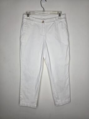 Tommy Bahama white cotton blend capri pants - 2